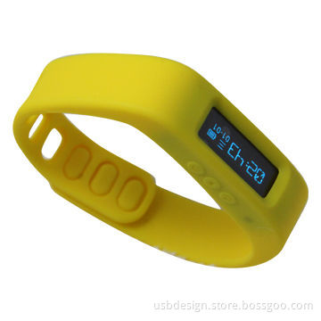 Healthy silicone Bluetooth wristband